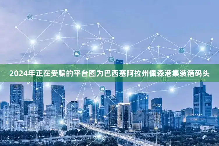2024年正在受骗的平台图为巴西塞阿拉州佩森港集装箱码头