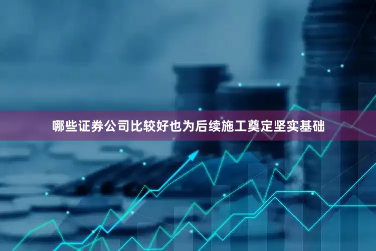 哪些证券公司比较好也为后续施工奠定坚实基础